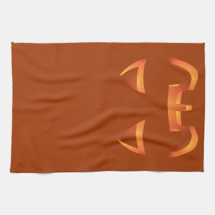 Halloween Pumpkin Towel Jack-O-Lantern Tea Towels Theedoek