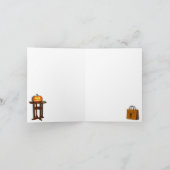 Halloween Pumpkin Trick or treat Kaart (Binnen)