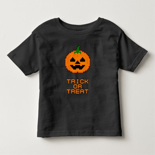 HALLOWEEN PUMPKIN - TRICK OR TREAT KINDER SHIRTS (Voorkant)