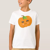 Halloween Pumpkin, Trick or treat, lachende pompoe T-shirt (Voorkant)