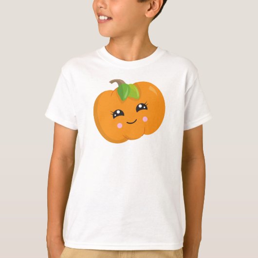 Halloween Pumpkin, Trick or treat, lachende pompoe T-shirt (Voorkant)
