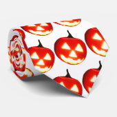 Halloween Pumpkin Trick or treat Stropdas (Opgerold)