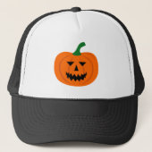 Halloween Pumpkin Trucker Hat Trucker Pet (Voorkant)