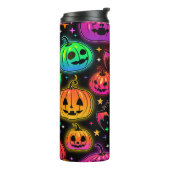 Halloween Pumpkin Tumbler Wrap Design Thermosbeker (Gedraaid links)