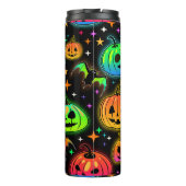 Halloween Pumpkin Tumbler Wrap Design Thermosbeker (Achterkant)
