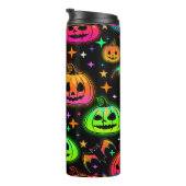 Halloween Pumpkin Tumbler Wrap Design Thermosbeker (Geroteerd rechts)