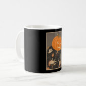 Halloween Pumpkin Ukiyo-e JapanArt Jack O Koffiemok (Voorkant links)