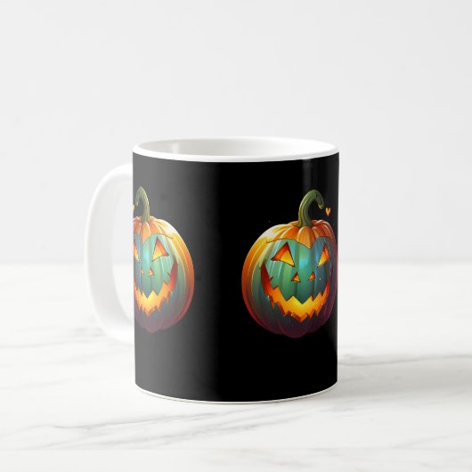 Halloween Pumpkin Vibes Koffiemok (Voorkant links)