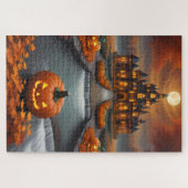 Halloween Pumpkin Vibes Legpuzzel (Horizontaal)