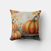 Halloween Pumpkin Vibes ontwerp Kussen (Voorkant)