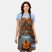 Halloween Pumpkin Vibes Schort (Gedragen)