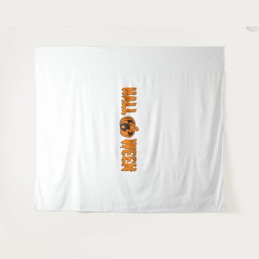 Halloween Pumpkin Wandkleed (Voorkant (horizontaal))