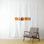 Halloween Pumpkin Wandkleed (In situ)
