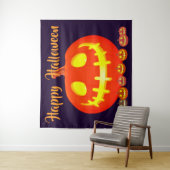 HALLOWEEN PUMPKIN WANDKLEED (In situ)