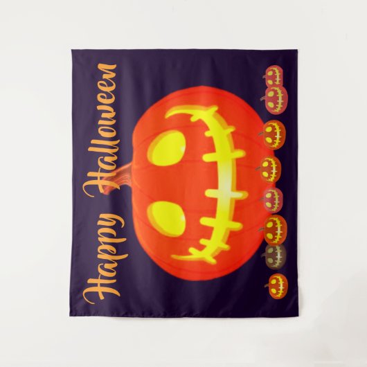 HALLOWEEN PUMPKIN WANDKLEED (Voorkant)