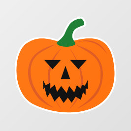 Halloween Pumpkin Window Cling Raamsticker