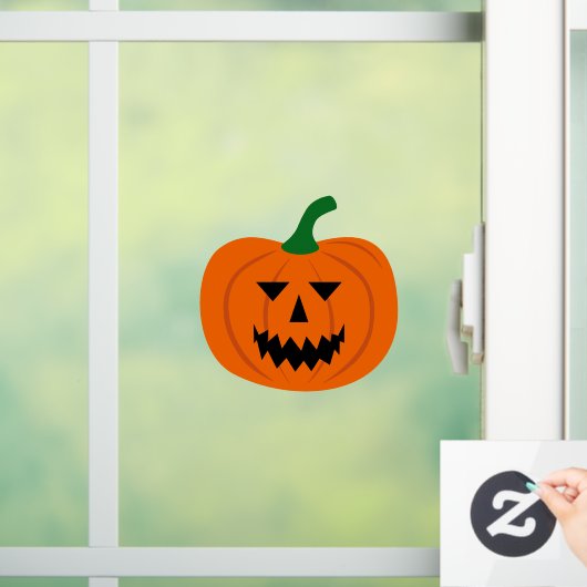 Halloween Pumpkin Window Cling Raamsticker (Huis)