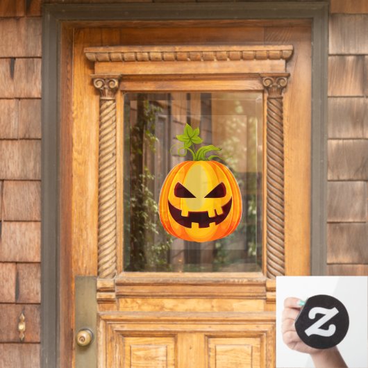 Halloween Pumpkin Window Cling Raamsticker (Huis Deur)