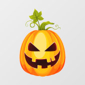 Halloween Pumpkin Window Cling Raamsticker (Vel)