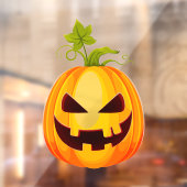 Halloween Pumpkin Window Cling Raamsticker (Vel 2)