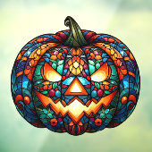 Halloween Pumpkin Window Cling Raamsticker (Vel 3)