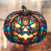 Halloween Pumpkin Window Cling Raamsticker (Vel 2)