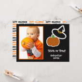 Halloween Pumpkin & Witches Pet Foto Lijst - Kaart (Voorkant / Achterkant in situ)