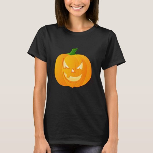 Halloween Pumpkin Women T-Shirt (Voorkant)