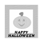 Halloween Pumpkin Wood Art Stamp Rubberstempel (Afrduk)