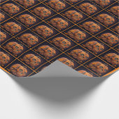 Halloween Pumpkin Wrapping Paper Cadeaupapier (Hoek)