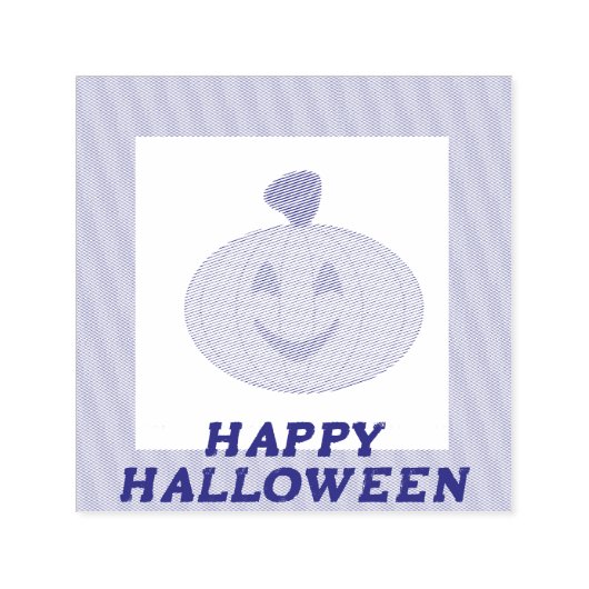 Halloween Pumpkin Zelfinktende Stempel (Design)