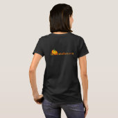 Halloween Pumpkin Zombie T-shirt (Achterkant volledig)