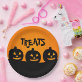 Halloween Pumpkind en verwerkt Bord van papier (Feest)
