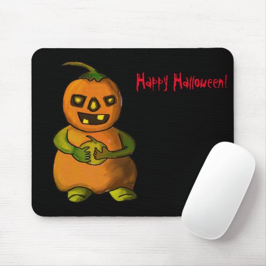 Halloween Pumpkinman Muismat (Met muis)