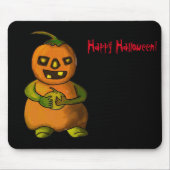 Halloween Pumpkinman Muismat (Voorkant)