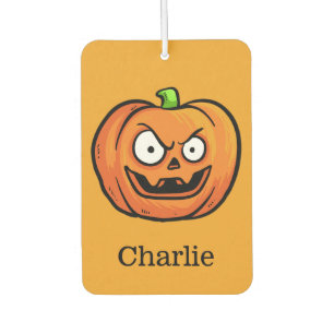 Halloween Pumpkins aangepaste naam air freshner Luchtverfrisser