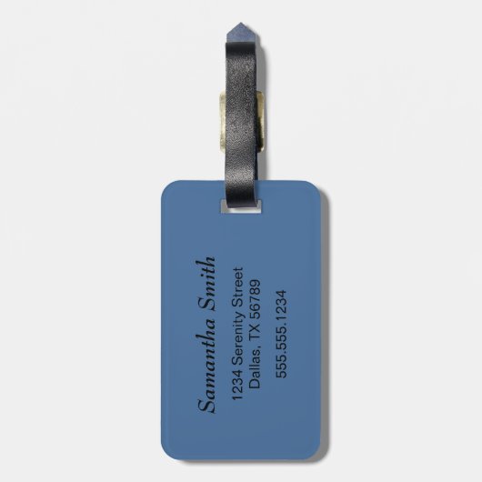 Halloween Pumpkins and Black Cat Bagagelabel (Achterkant verticaal)