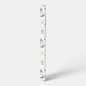 Halloween Pumpkins and Ghosts Pattern Samsung Galaxy Hoesje (Linkerkant)
