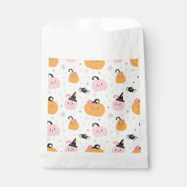 Halloween Pumpkins and Spiders Favor Bag Bedankzakje