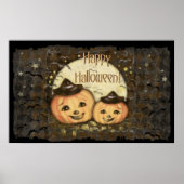 Halloween  Pumpkins Art Poster (Voorkant)