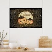 Halloween  Pumpkins Art Poster (Keuken)