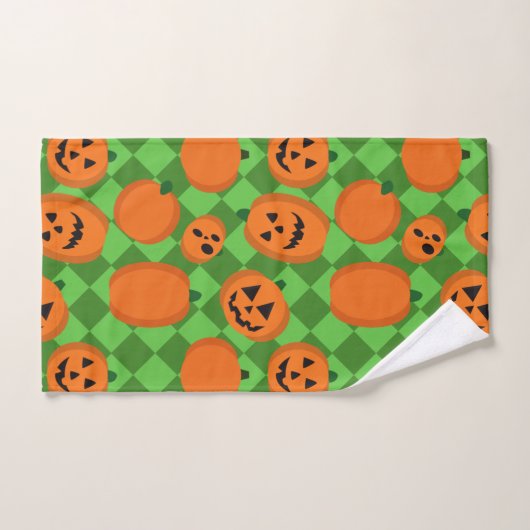 Halloween Pumpkins Bad Handdoek (Handdoek)