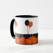 Halloween Pumpkins Balloons Mok (Voorkant links)