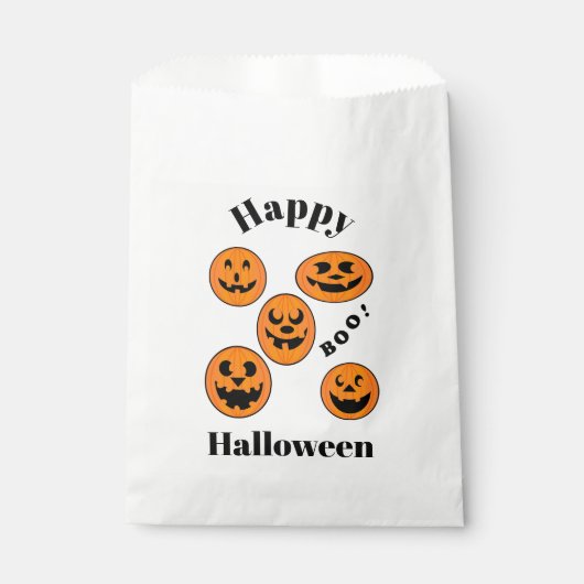 Halloween Pumpkins Bedankzakje (Voorkant)
