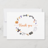 Halloween Pumpkins Boo Dank je kaart (Voorkant)