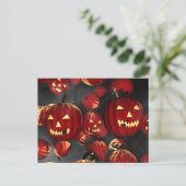 Halloween Pumpkins Briefkaart (Staand voorkant)