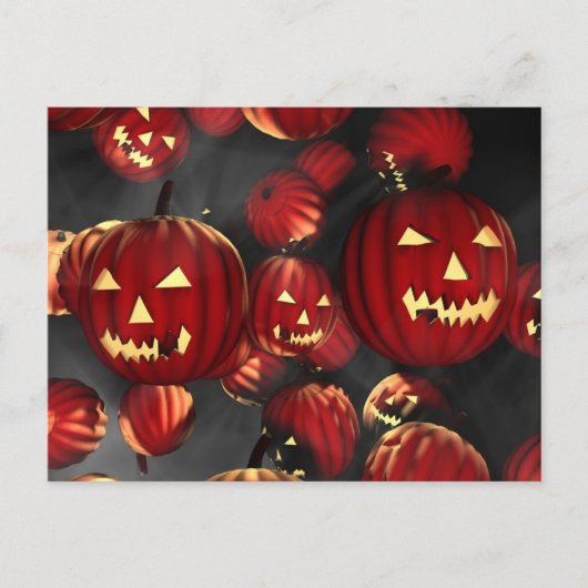 Halloween Pumpkins Briefkaart (Voorkant)