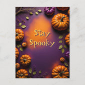 Halloween Pumpkins Briefkaart (Voorkant)