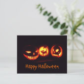 Halloween Pumpkins Briefkaart (Staand voorkant)