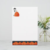 Halloween Pumpkins Briefpapier (Staand voorkant)